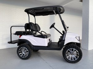 White Alpha Body Club Car Precedent Golf Cart For Sale 02
